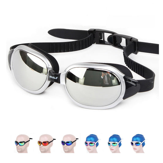 Professional Anti Fog UV Protection Swimming Glasses for Men women Waterproof Swim goggles silicone Eyewear in poor