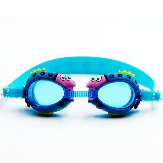 New Children Cartoon Fish Adjustable Waterproof Anti Fog Cute Goggles Outdoor Sport Swimming Eyewear For Boys Girls Kids Glasses