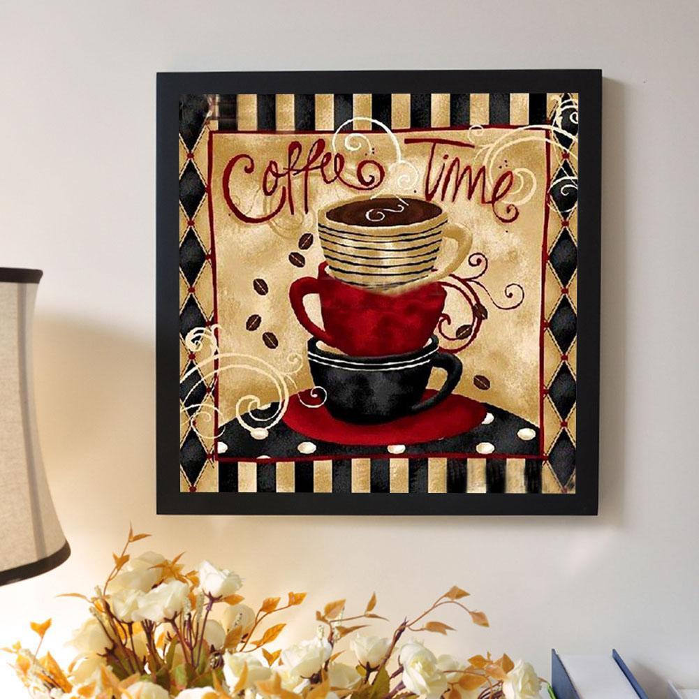 Retro Coffee - Full Round Drill Diamond Painting