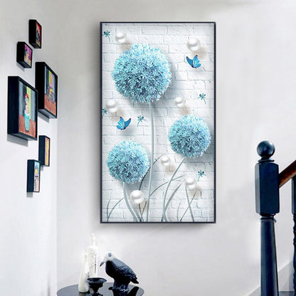 5D DIY Full Drill Square Diamond Painting Dandelion Cross Stitch Mosaic Kit