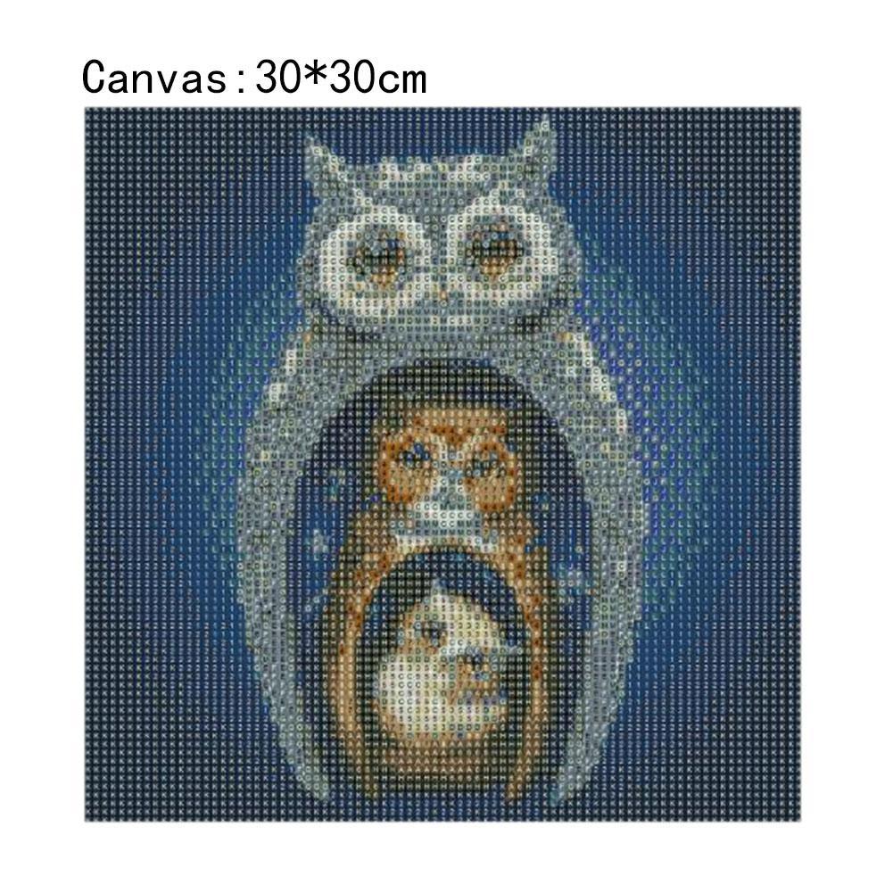 Owl - Full Round Drill Diamond Painting