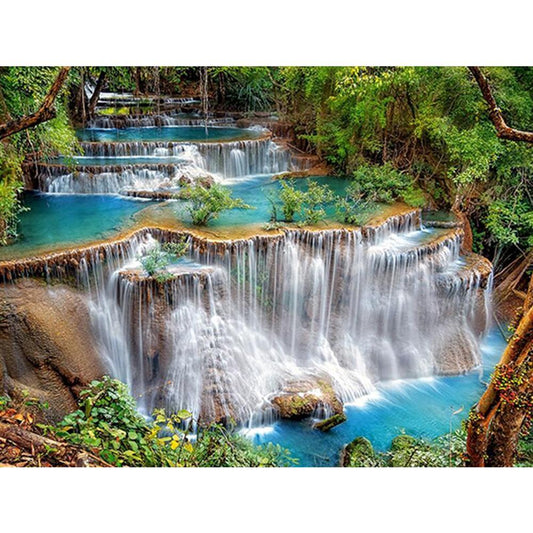 Waterfall - Full Round Drill Diamond Painting