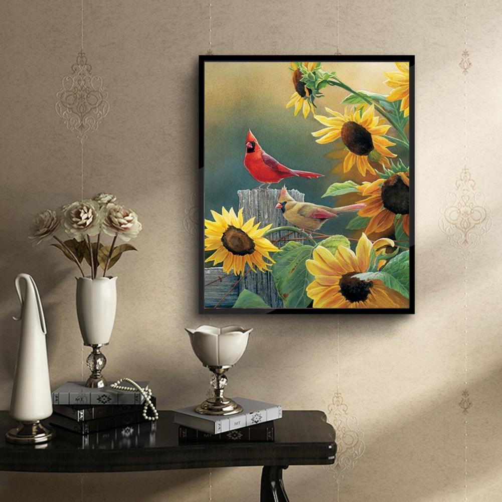Birds 5D Round Diamond Embroidery Painting Cross Stitch Craft Needlework