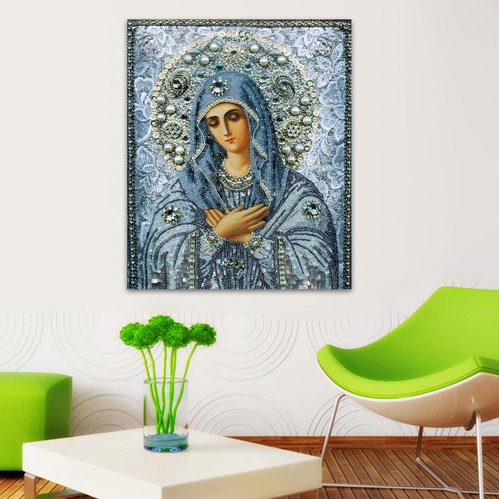 5D DIY Diamond Painting Maria Cross Stitch Embroidery Rhinestones Mosaic