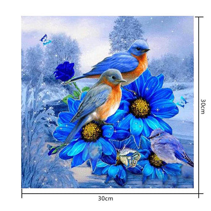 5D DIY Full Drill Diamond Painting Birds Cross Stitch Embroidery Mosaic Kit