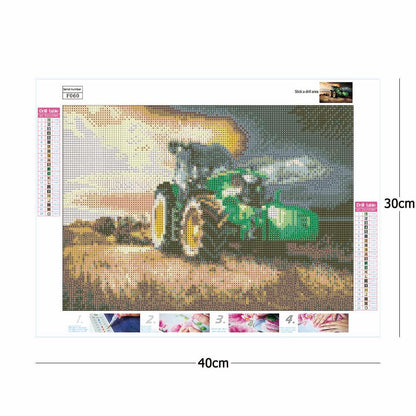 Tractor - Full Square Drill Diamond Painting