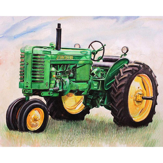 Tractor - Full Round Drill Diamond Painting