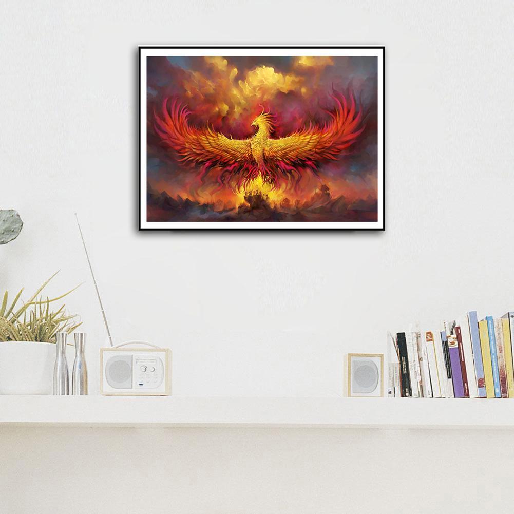Fire Phoenix - Full Round Drill Diamond Painting