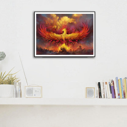 Fire Phoenix - Full Round Drill Diamond Painting