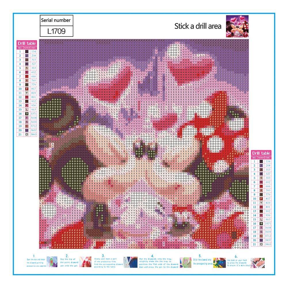 Mickey Minnie - Full Round Drill Diamond Painting