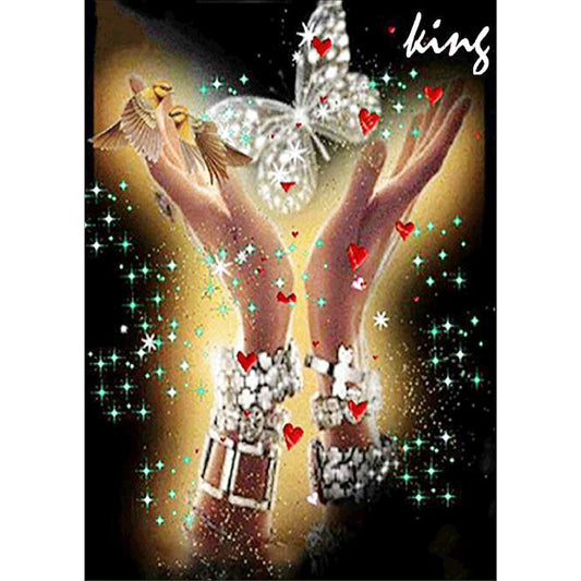 Love Hands - Full Round Drill Diamond Painting