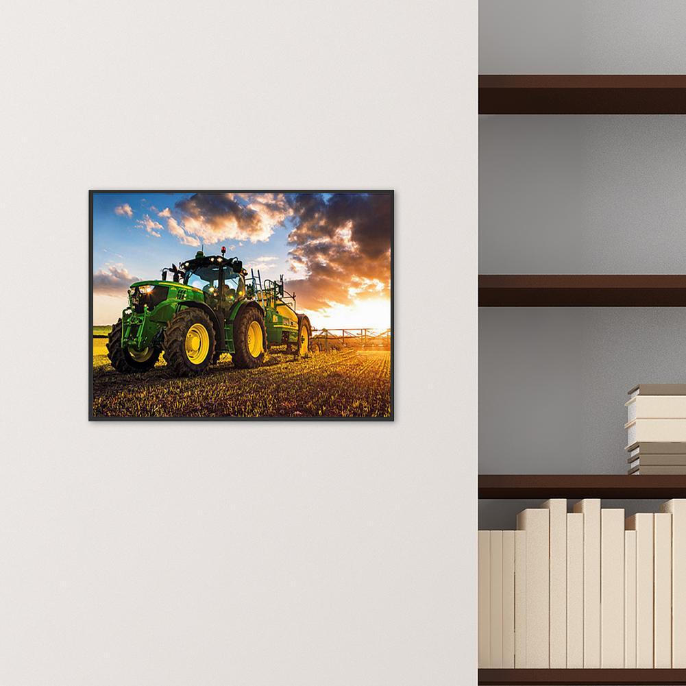 Tractor - Full Round Drill Diamond Painting