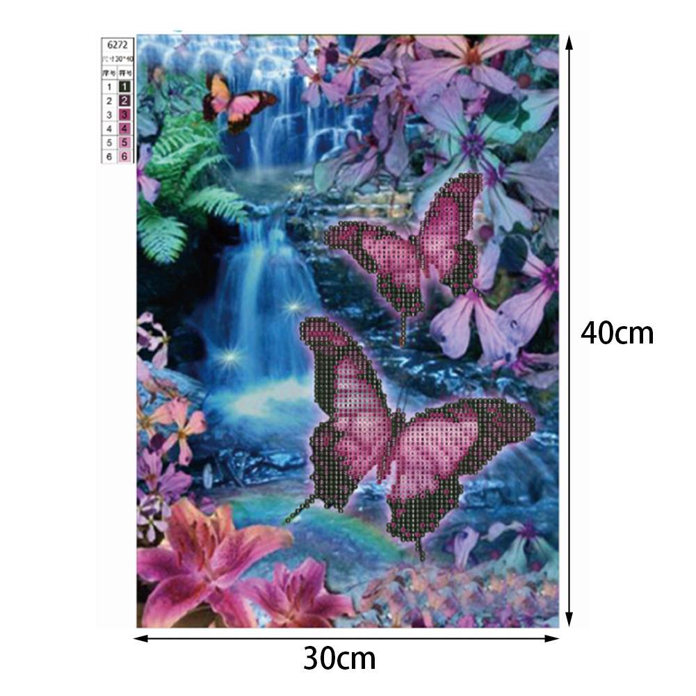 5D Colorful Butterfly Diamond Painting Embroidery DIY Cross Stitch Decor