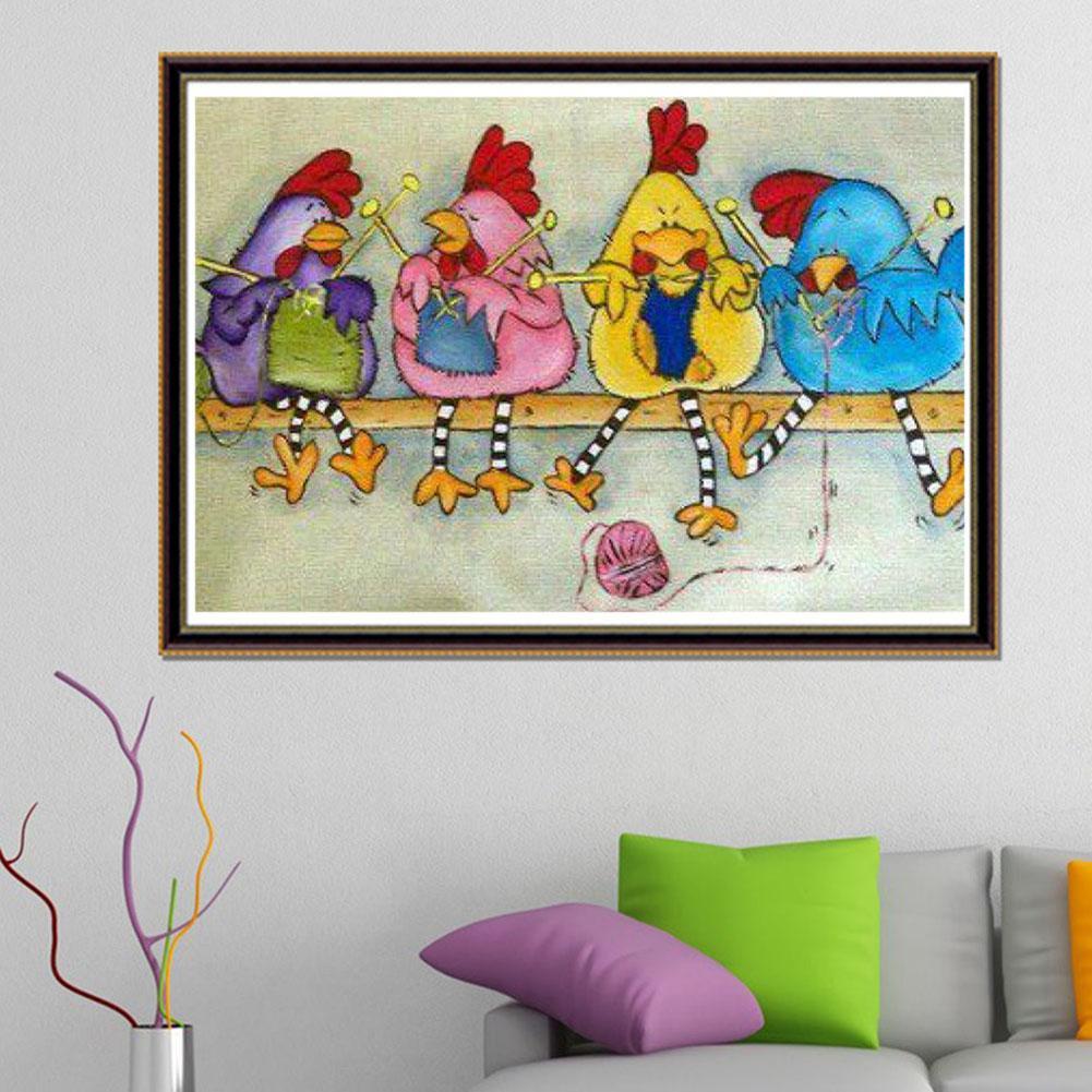 Chicken - Full Round Drill Diamond Painting