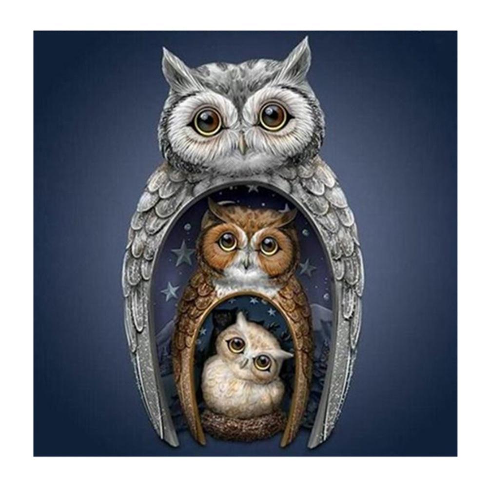 Owl - Full Round Drill Diamond Painting
