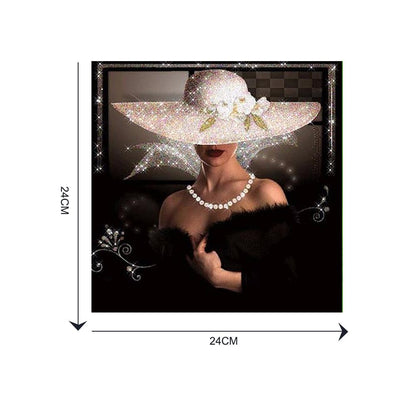 Beauty Lady - Full Round Drill Diamond Painting