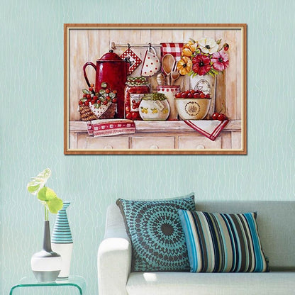 Kitchen - Full Round Drill Diamond Painting