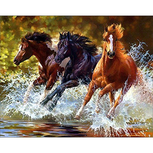 Horse - Full Round Drill Diamond Painting