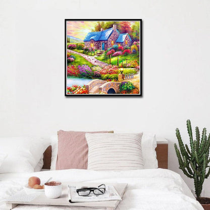 5D DIY Full Drill Diamond Painting Cross Stitch Embroidery (Colorful Garden
