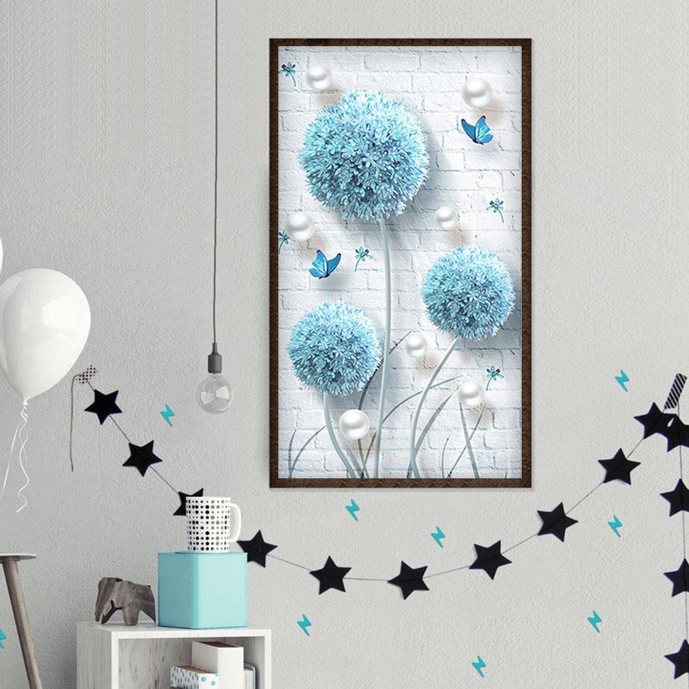 5D DIY Full Drill Square Diamond Painting Dandelion Cross Stitch Mosaic Kit
