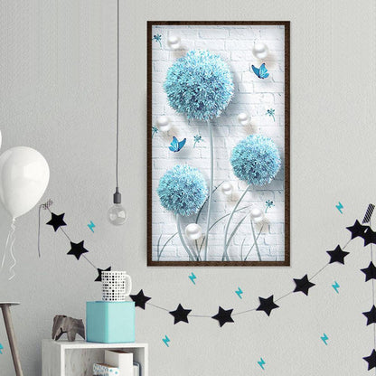 5D DIY Full Drill Square Diamond Painting Dandelion Cross Stitch Mosaic Kit