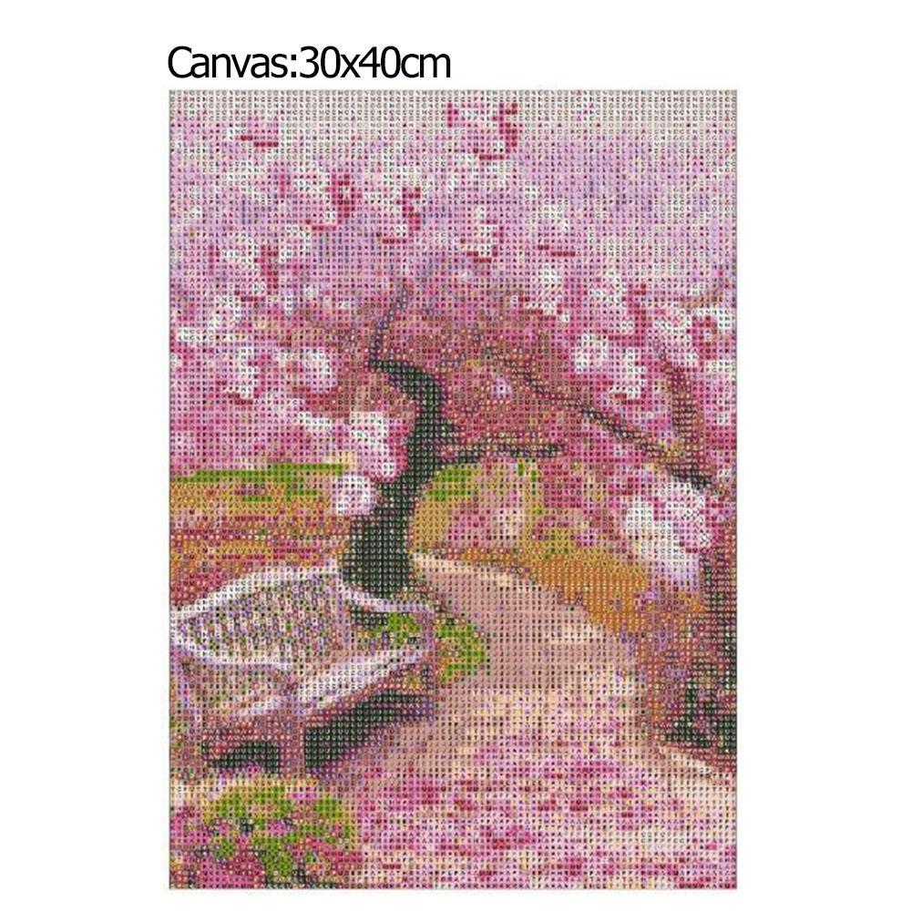 Peach Tree - Full Round Drill Diamond Painting