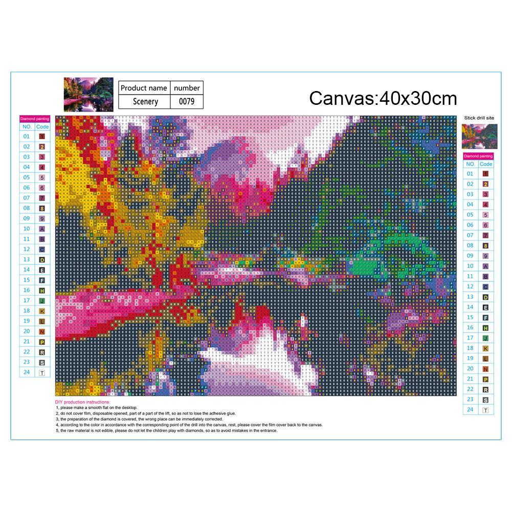 River Scenery - Full Round Drill Diamond Painting