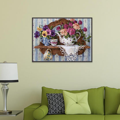 Flower - Full Round Drill Diamond Painting