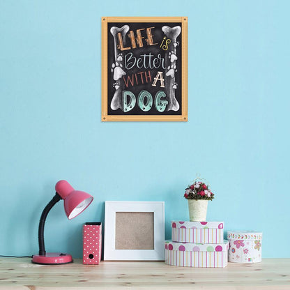 5D DIY Full Drill Diamond Painting Life Letters Cross Stitch Embroidery Kit