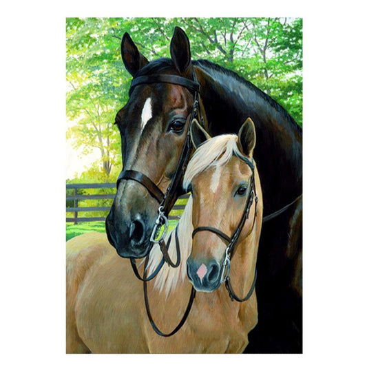 Horses - Full Round Drill Diamond Painting