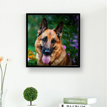 Dog 5D Round Diamond Painting Embroidery DIY Needlework Cross Stitch Set
