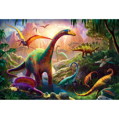 5D DIY Full Drill Diamond Painting Dinosaurs Cross Stitch Embroidery Mosaic