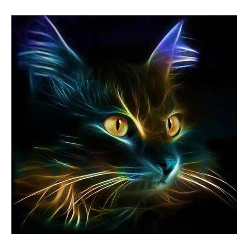 Cat - Full Round Drill Diamond Painting