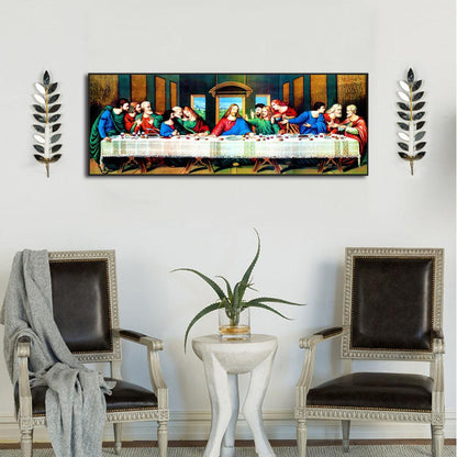 (80*30cm)The Last Supper - Full Round Drill Diamond Painting