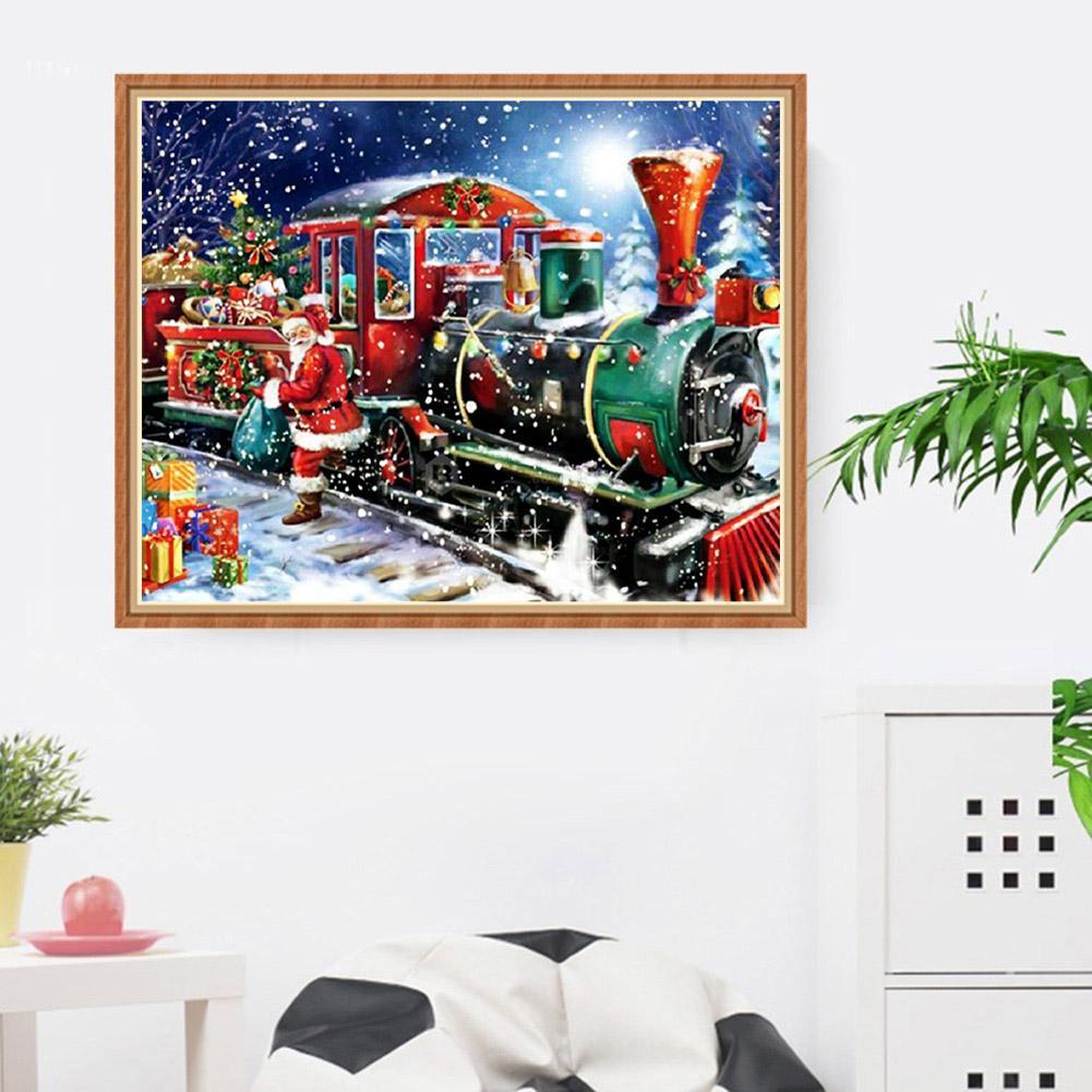 Christmas Train - Full Round Drill Diamond Painting