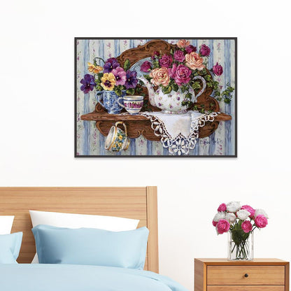 Flower - Full Round Drill Diamond Painting