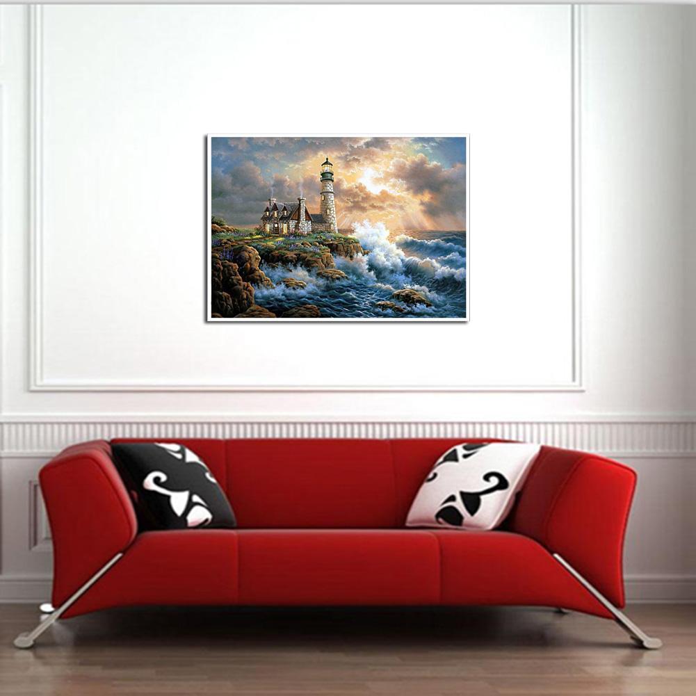 Lighthouse DIY Full Drill Diamond Painting Embroidery Kit Cross Stitch Art