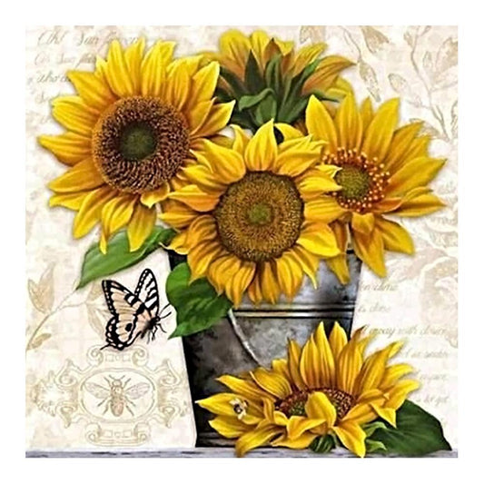 Sunflower 5D DIY Full Drill Diamond Painting Embroidery Kits Cross Stitch