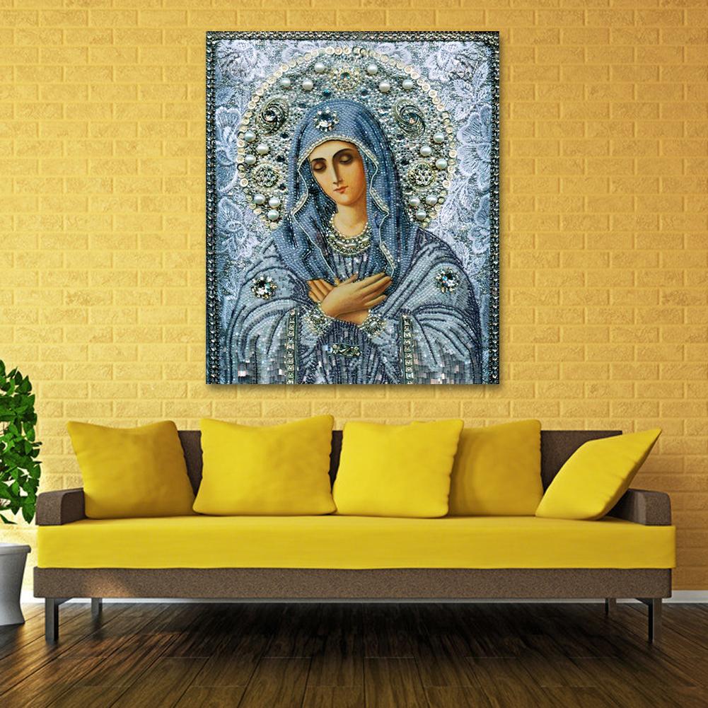 5D DIY Diamond Painting Maria Cross Stitch Embroidery Rhinestones Mosaic