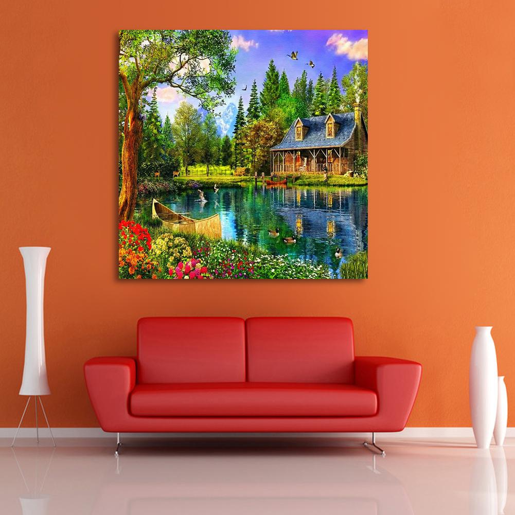 Rural Diamond Embroidery 5D Diamond DIY Painting Craft Home Decor