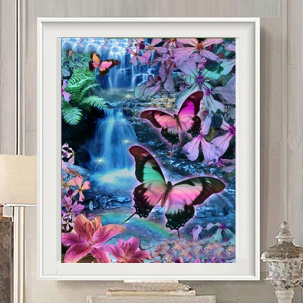 5D Colorful Butterfly Diamond Painting Embroidery DIY Cross Stitch Decor