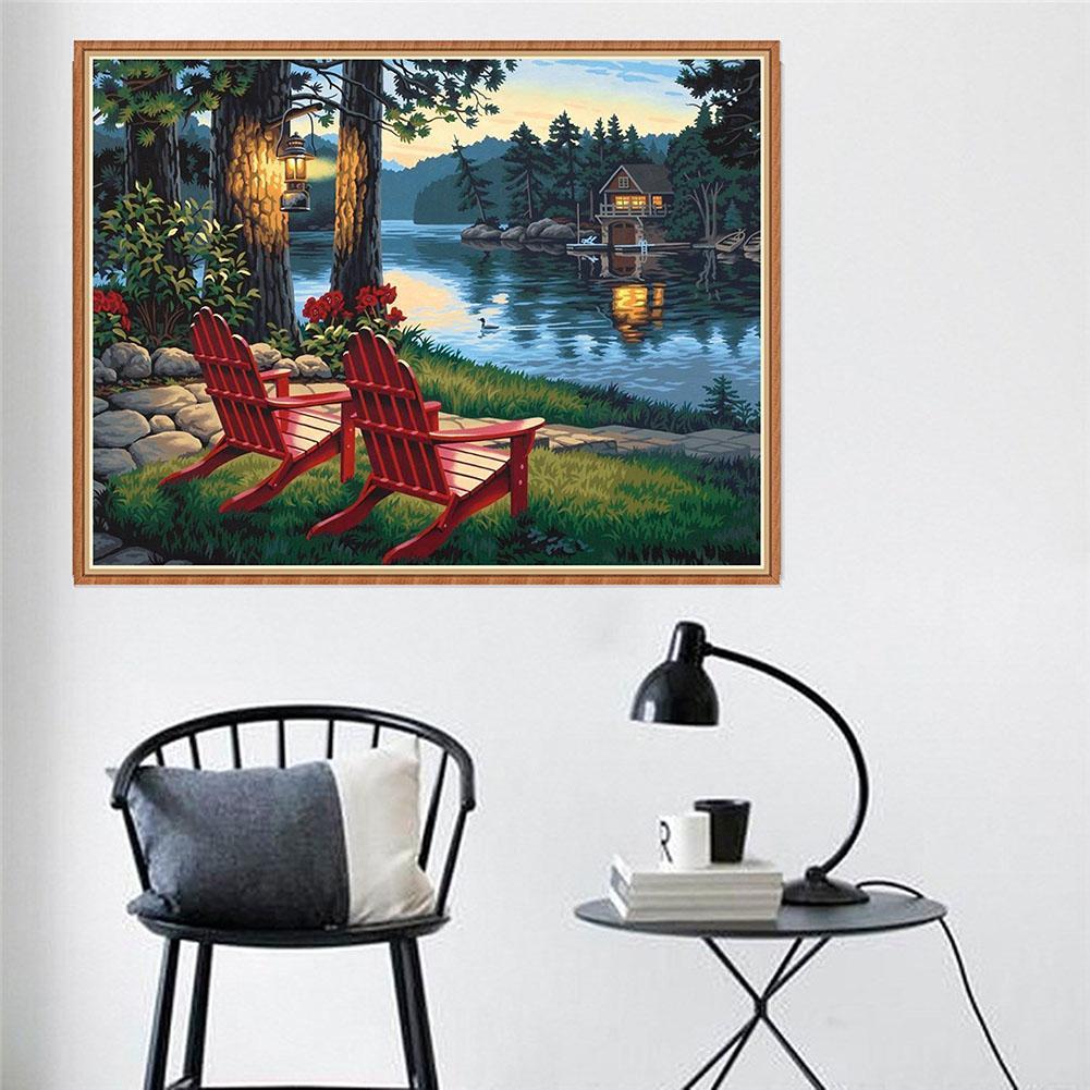 Lakeside - Full Round Drill Diamond Painting