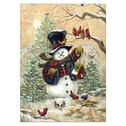 Christmas Snowman - Full Round Drill Diamond Painting