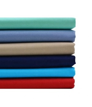 Yilong fabric Manufacturer Best Price Wholesale Woven Twill Textiles Solid Organic Pure cotton 100% cotton fabrics For Clothing