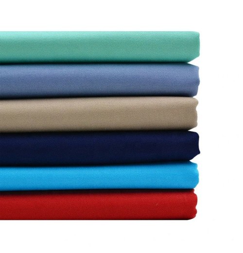 Yilong fabric Manufacturer Best Price Wholesale Woven Twill Textiles Solid Organic Pure cotton 100% cotton fabrics For Clothing