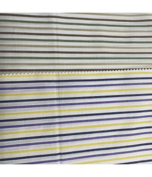 100% cotton yarn dyed stripe fabric for shirt