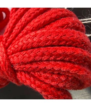 Hot Sell High Quality Woven Cotton 6.5mm Tear Resistant Multi-Purpose 100% Cotton Rope