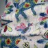 99% cotton 1% lurex floral reactive print lawn voile for shirt and dresses