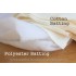 Polyester Fiber Cotton Fabric Padding Woven Technics Plain Style Garment Home Textile Interlining Bleached Pattern Carded Yarn